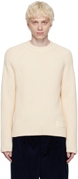 AMI Alexandre Mattiussi Off-White Crewneck Sweater