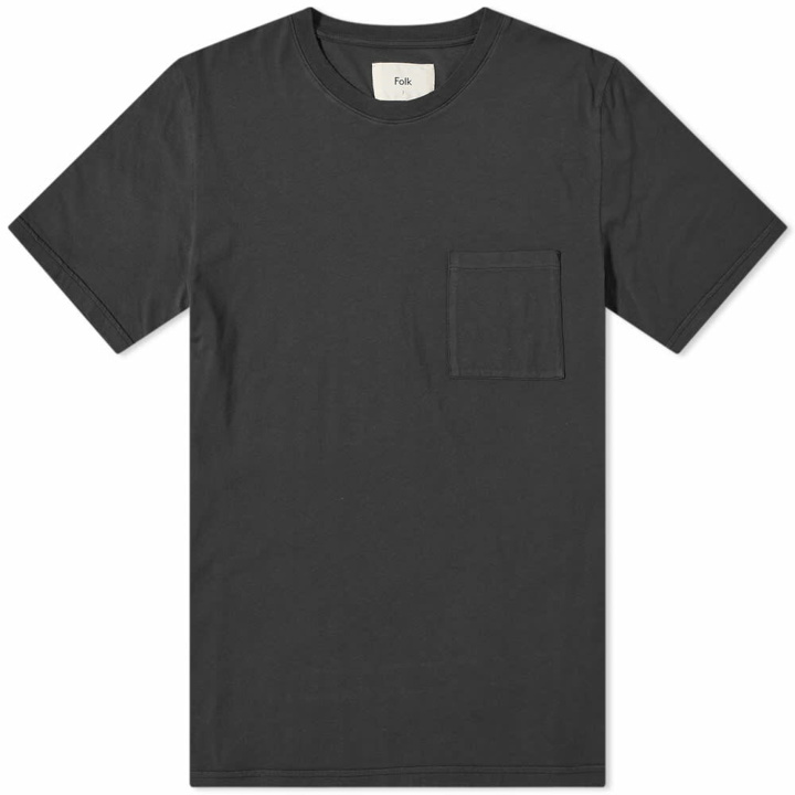Photo: Folk Men's Pocket Assembly T-Shirt in Black
