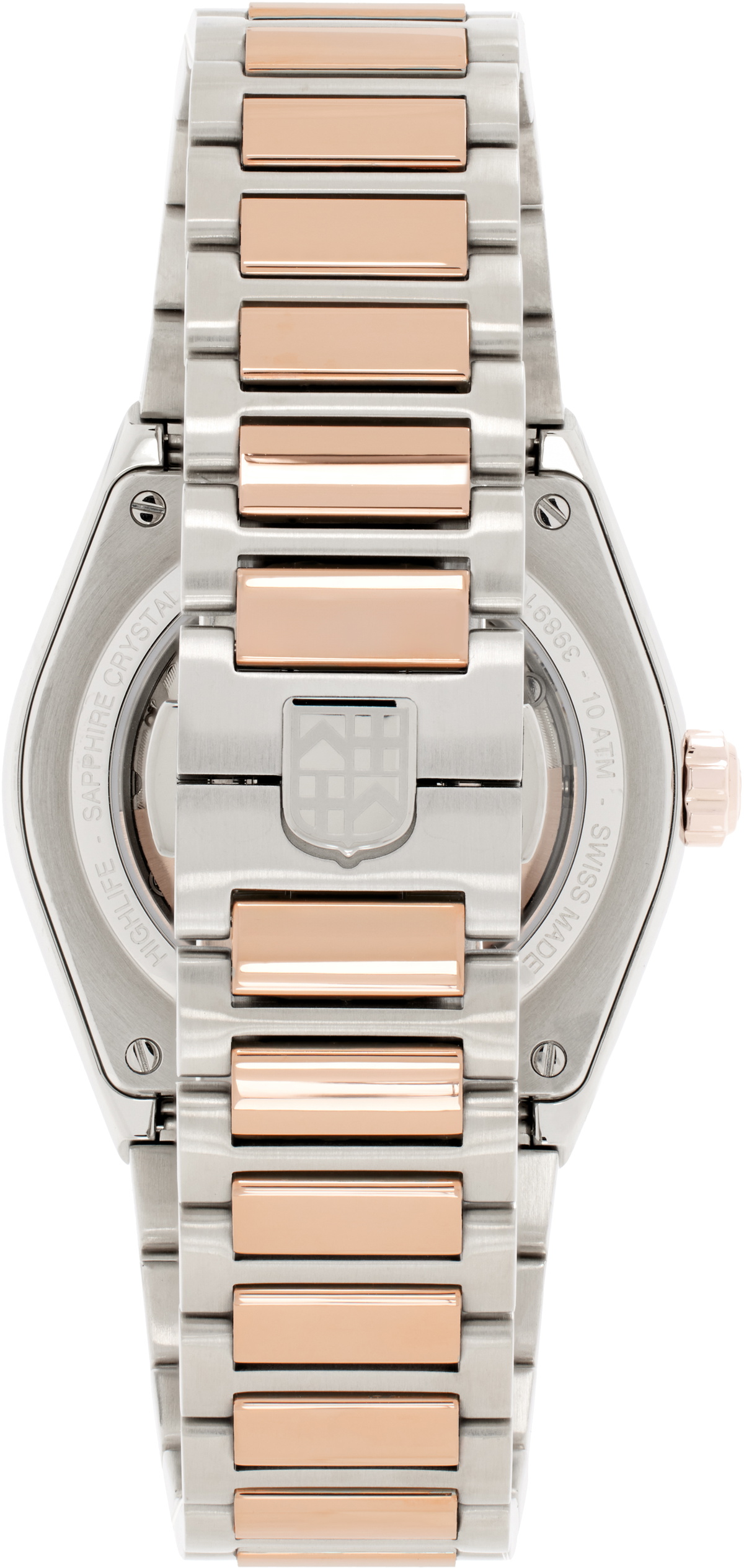 Frédérique Constant Silver & Rose Gold Highlife Automatic COSC Watch