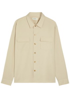 Frame Cotton Overshirt Beige