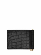 SAINT LAURENT - Monogram Embossed Bill Clip Wallet