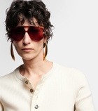 Bottega Veneta Drop aviator sunglasses