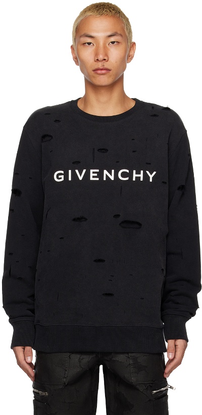 Photo: Givenchy Black Archetype Sweatshirt