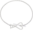 AMI Paris Silver ADC Chain Bracelet