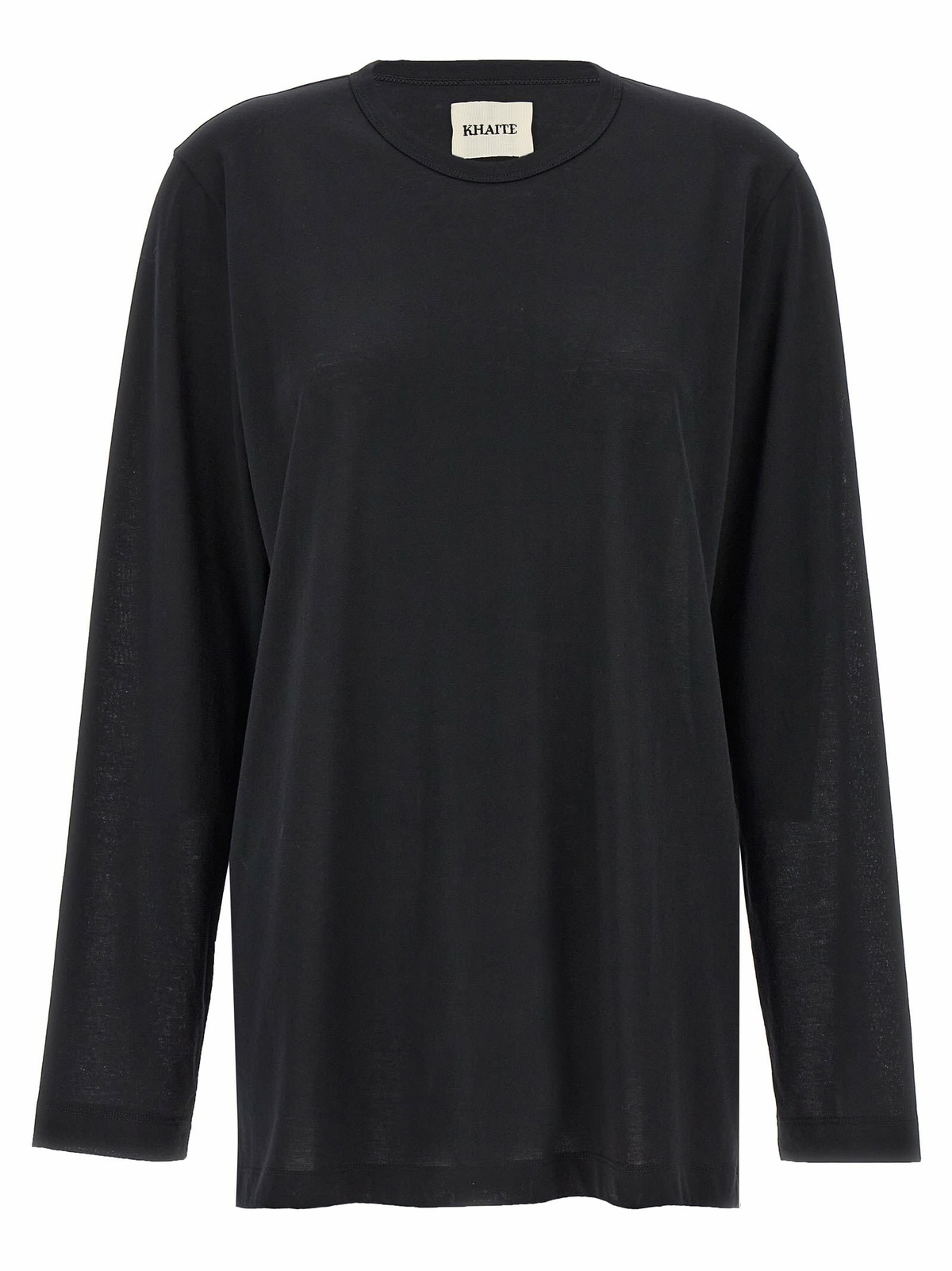 Khaite Black Maddy Long Sleeve T-Shirt Khaite
