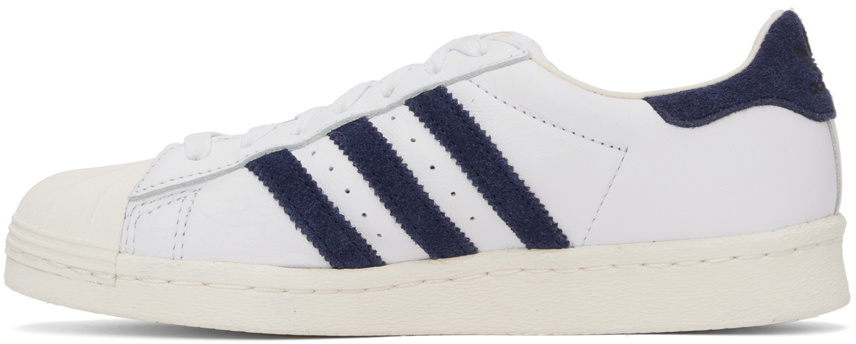 adidas Originals White & Navy Pop Trading Company Edition Superstar ADV Sneakers  adidas Originals