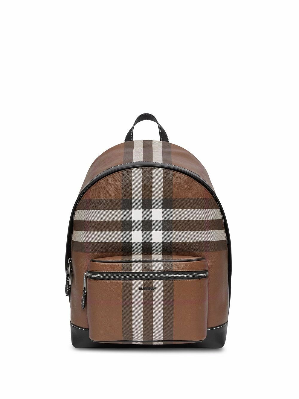 BURBERRY - Check Motif Backpack Burberry