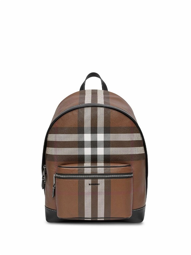 Photo: BURBERRY - Check Motif Backpack