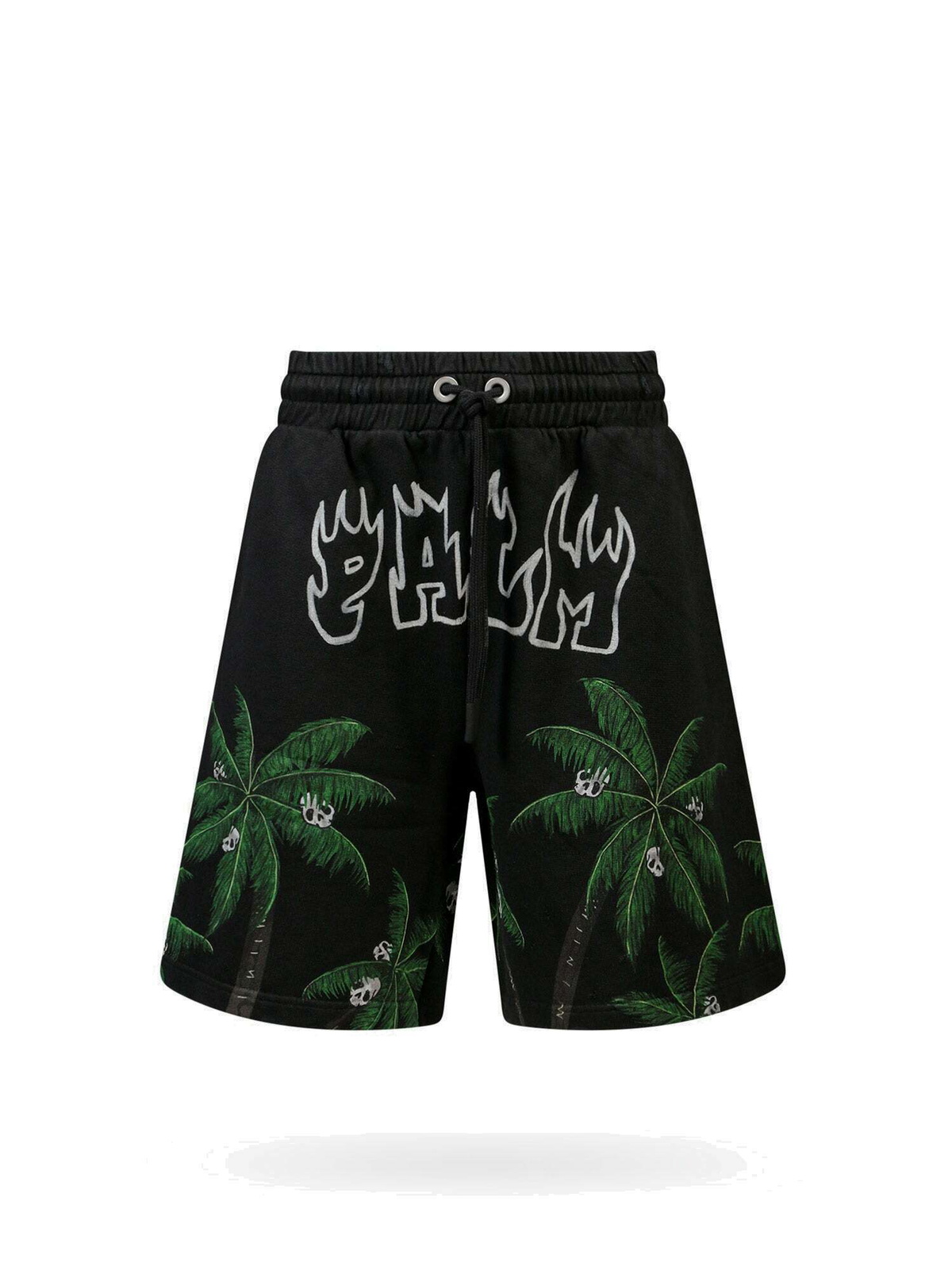 Palm Angels Bermuda In Denim Con Logo Da Bambino PBYC002S26DEN001/050 main image 1