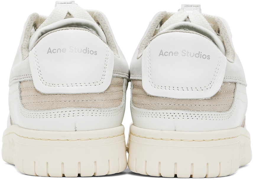 Acne Studios White Velcro Strap Sneakers Acne Studios