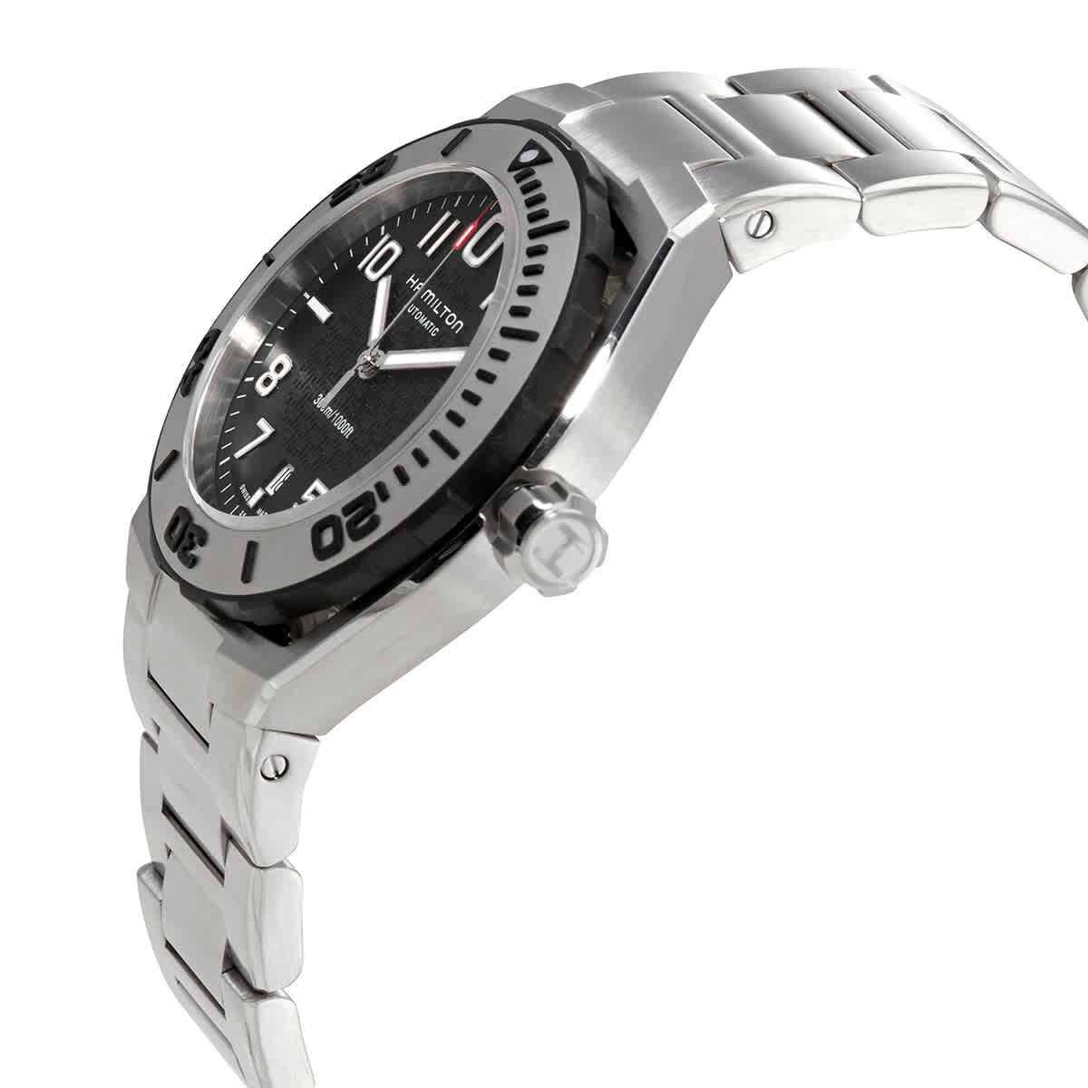 Hamilton Khaki Navy Automatic Black Dial Mens Watch H78615135