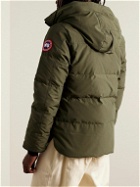 Canada Goose - Macmillan Logo-Appliquéd Quilted Shell Hooded Down Parka - Green