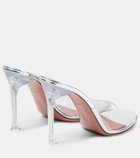 Amina Muaddi Alexa 105 PVC mules