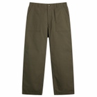 Engineered Garments Men's Heavyweight Ripstop Fatigue Pant in Olive