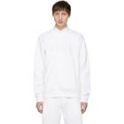 Kenzo White Nylon Back Sweatshirt