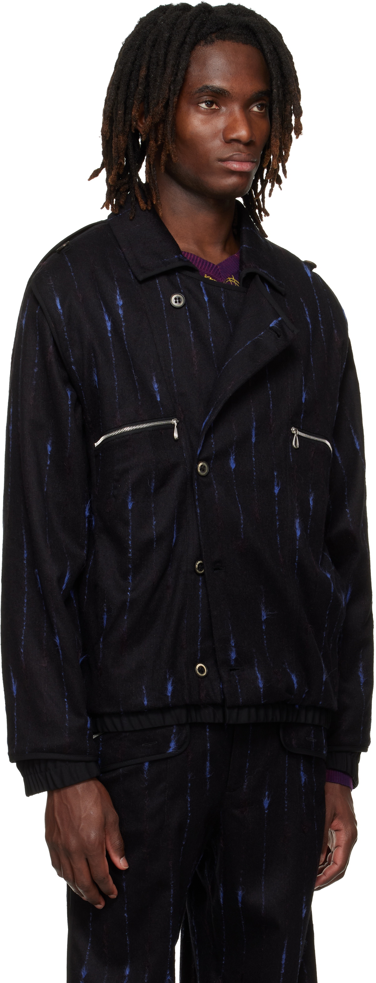 Kiko Kostadinov Black Komlo Jacket