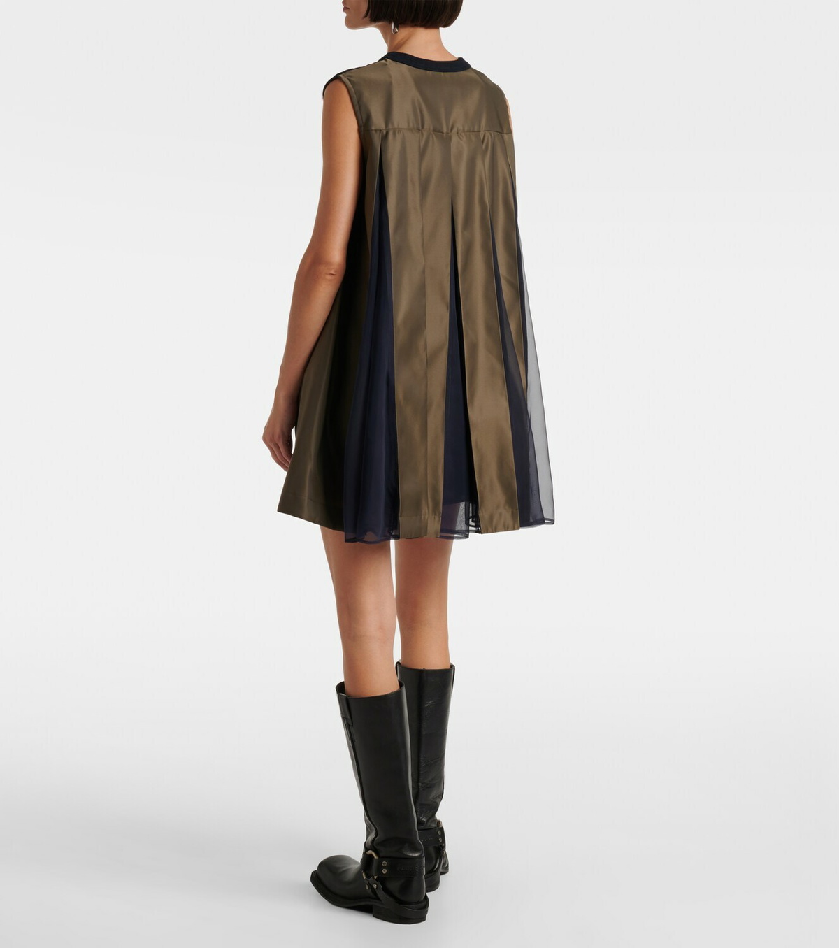 Sacai Paneled minidress