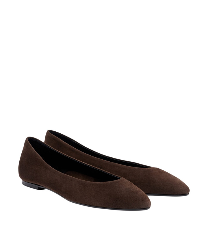 Photo: Aeyde Ellie suede ballet flats