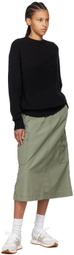 Dime Black Wave Sweater
