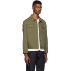 Harris Wharf London Green Overshirt Jacket