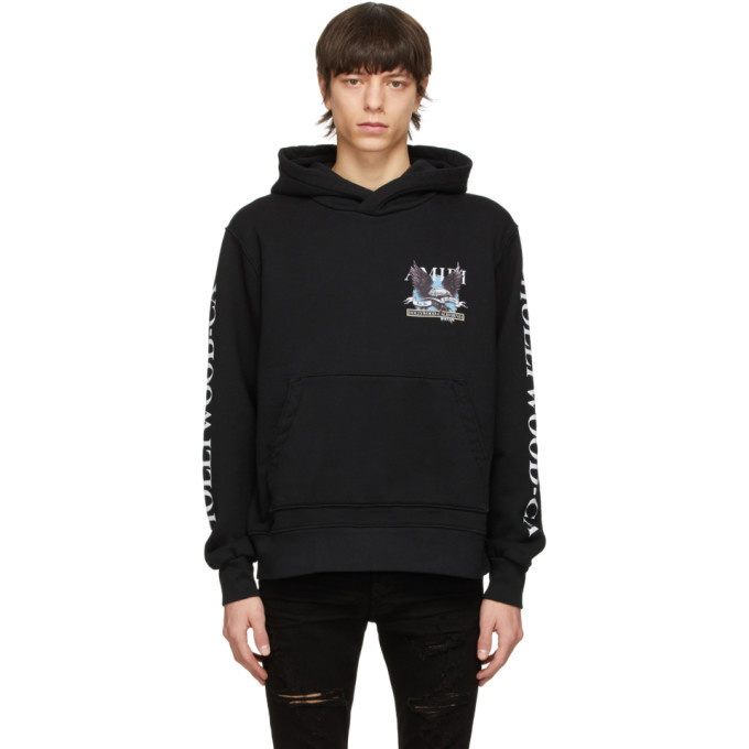 Photo: AMIRI Black Eagle Hollywood Hoodie