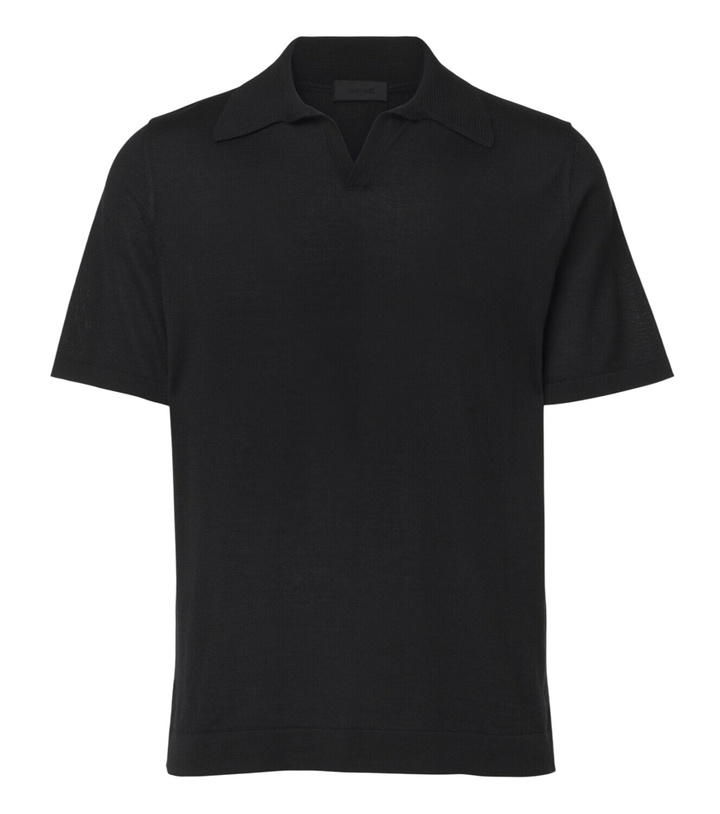 Photo: Saman Amel David cashmere and silk polo sweater