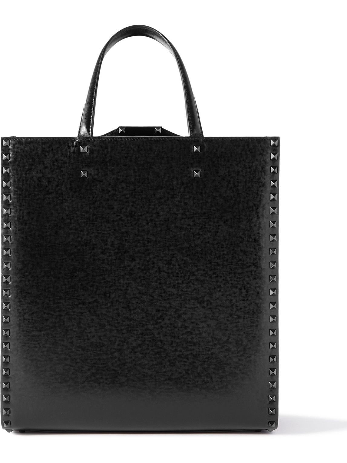 Valentino Men's Rockstud Small Leather Tote Bag