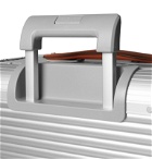 Fabbrica Pelletterie Milano - Spinner 68cm Leather-Trimmed Aluminium Suitcase - Silver