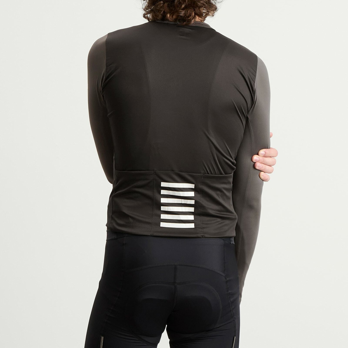 Rapha Men's Pro Team Long Sleeve Lightweight Jersey in Dark Grey