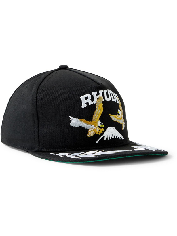 Photo: Rhude - Logo-Embroidered Twill Baseball Cap