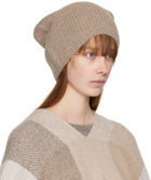 Blossom Beige Brsuhed Beanie