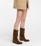 Saint Laurent - Lukas Western 40 suede boots