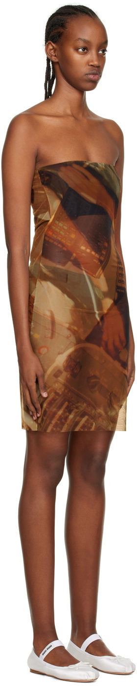 ELLISS Yellow Anti Gravity Minidress