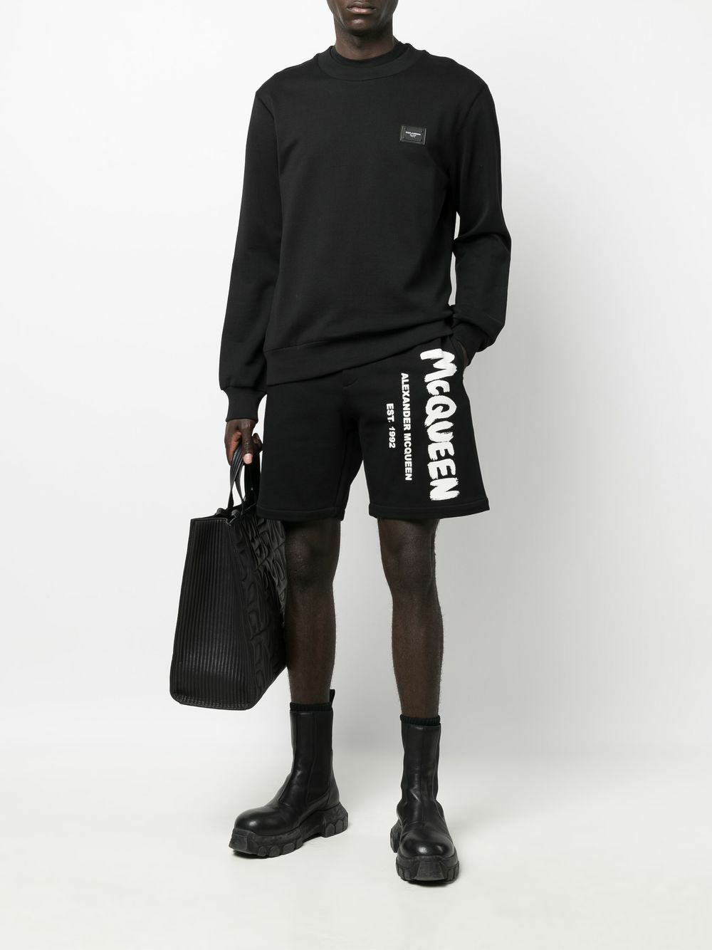 Alexander Mcqueen - Man - Blue - Shorts