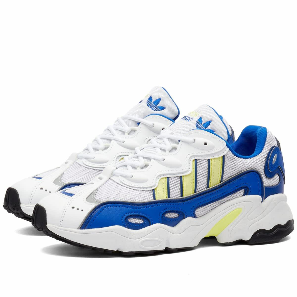 Adidas Women s Ozweego OG W Sneakers in White Yellow Blue adidas