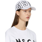 MSGM White Logo Cap