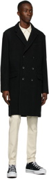 rag & bone Black Wool Hatchet Coat