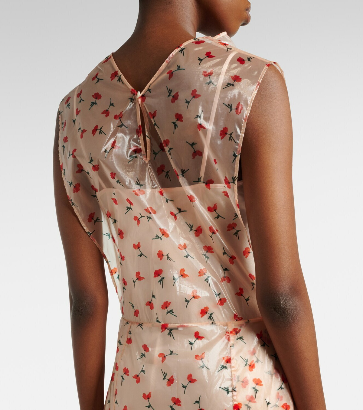Jil Sander Floral midi dress