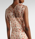 Jil Sander Floral midi dress