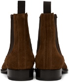 Brioni Brown Leather Chelsea Boots
