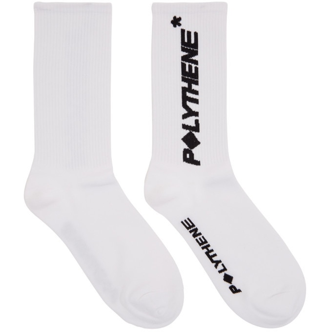 Photo: Polythene* Optics White and Black Jacquard Socks