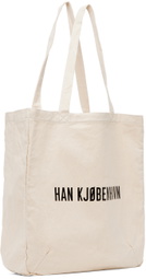 Han Kjobenhavn Off-White Printed Tote