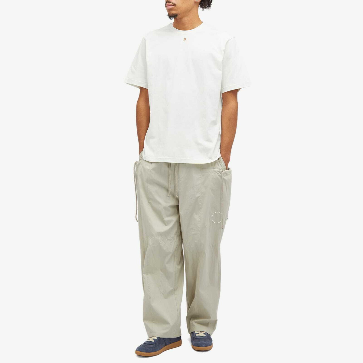 【CRAIG GREEN】コットン HOLE T-SHIRT Craig Green Men's Hole T-Shirt in Chalk Craig Green