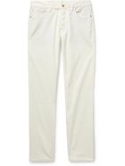 SID MASHBURN - Cotton-Corduroy Trousers - Neutrals