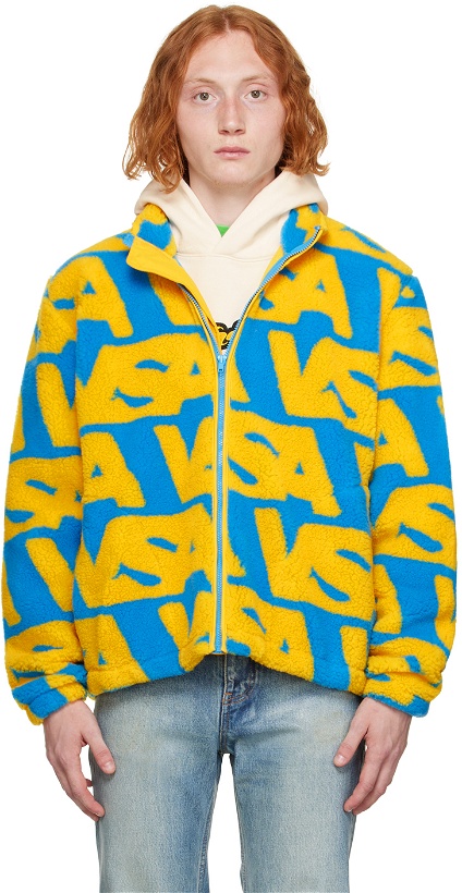Photo: Video Store Apparel Blue & Yellow 'VSA' Jacket