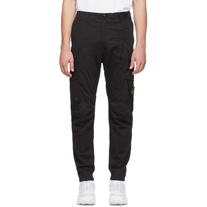 Photo: Stone Island Black Cargo Pants