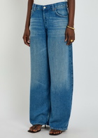Agolde Rounded Baggy Wide-leg Jeans Blue