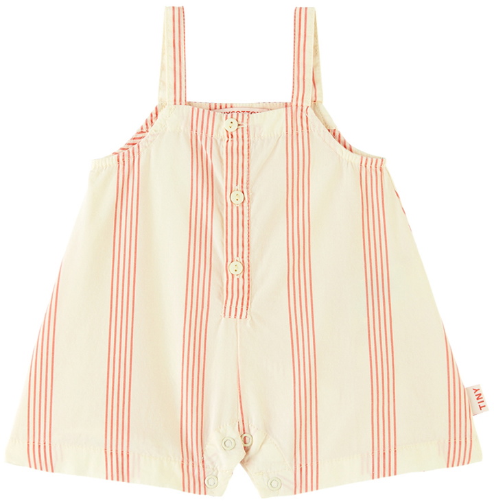 Photo: TINYCOTTONS Baby Yellow & Red Stripe Romper