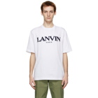 Lanvin White Embroidered Logo T-Shirt