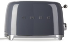 SMEG Grey Retro-Style 2 Slice Toaster